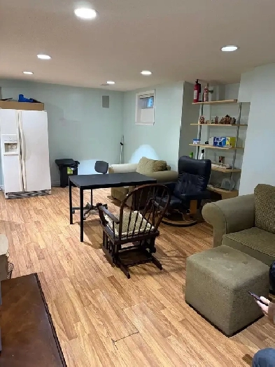 Shared furnished room in basement rental for male. Image# 1