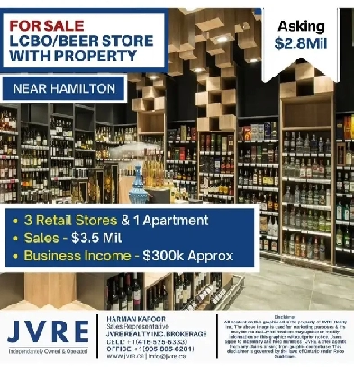 LCBO/Beer Store   Property For Sale – Near Hamilton Image# 1