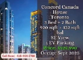 Concord Canada House | 3 Bed   2 Bath | EV Parking | $929,990 Image# 1