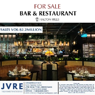 Thriving Bar & Restaurant For Sale – Halton Hills Image# 1