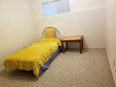 One furnished bedroom in the basement available now. Image# 1