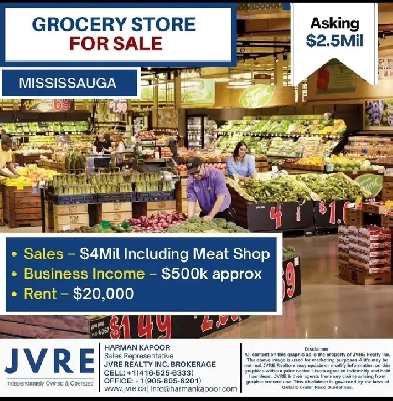 GROCERY STORE FOR SALE – MISSISSAUGA Image# 1