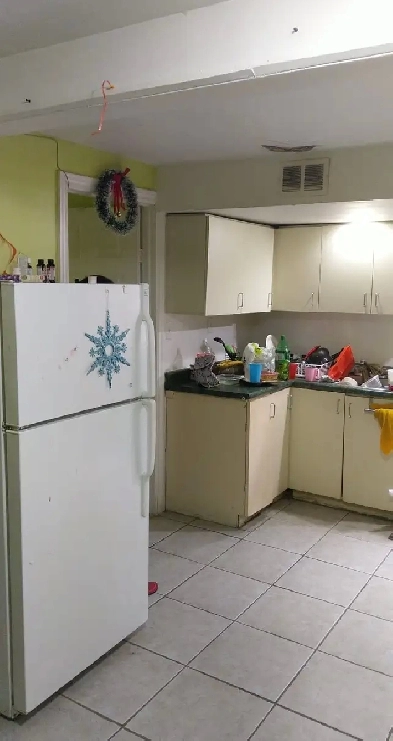 One Bedroom basement Apt.  for rent in Malton for girls 1 July Image# 1