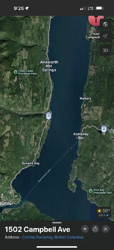 Kootenay lake property.  Riondel British Columbia. Image# 5