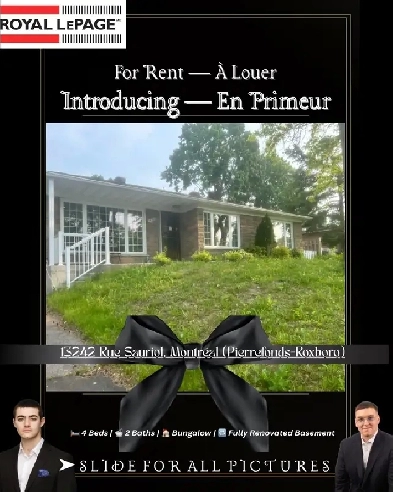 4-Bedroom Bungalow for Rent – Pierrefonds | $2,935/month Image# 9