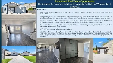 Commercial & Residential Property for Sale: 2 Bed 1 Bath Image# 1