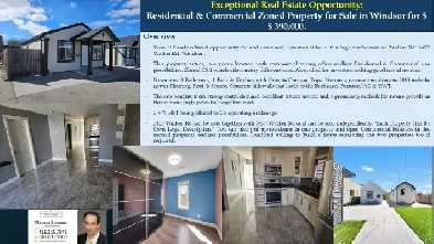 Commercial & Residential Zoned property for Sale: 3 Bed 1 Bath Image# 1