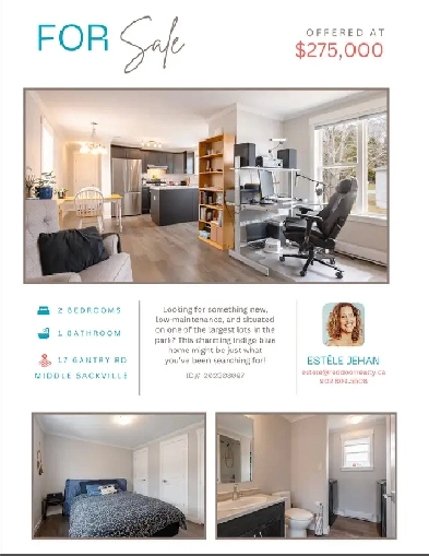 HOME FOR SALE Middle-Sackville MLS: 202508097 Image# 1