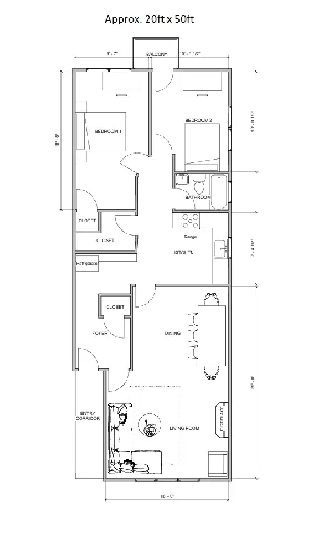Seeking 1 roommate in a large 1000 sq ft apartment (2 Bedroom) Image# 3