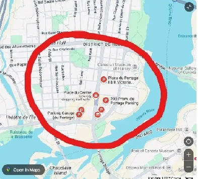 Looking for parking spot near Place du Portage in Hull - QC Image# 1