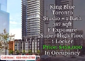 ️ King Blue Condo Toronto | Studio 1 Bath | $458,000 Image# 1