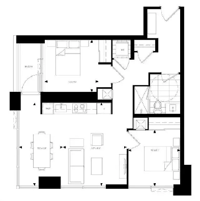 Burke Condo Toronto | 2 Bed 1 Bath | SW View | $699,990 Image# 1