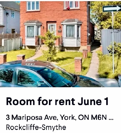 ROOM for rent with PARKING Image# 1