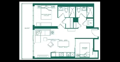 Charles at Church | 2 Bed 2 Bath | 747   126 sqft| only $618k Image# 1