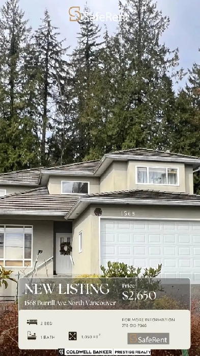 Cozy Basement 2 Bed Suite (North Vancouver) Image# 1