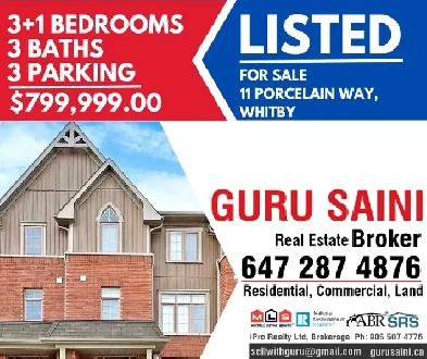 HOUSE FOR SALE IN WHITBY Image# 1