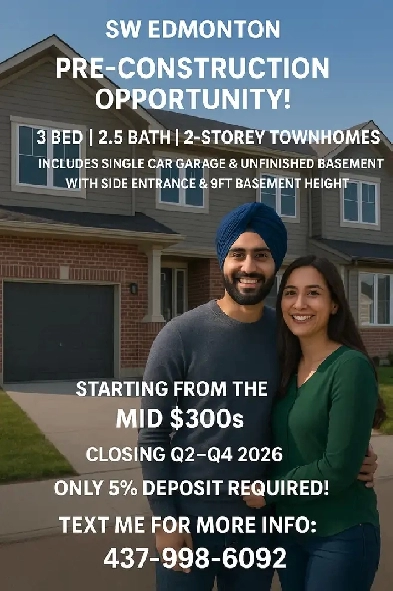 BEST PRICE TOWN IN SW EDMONTON Image# 1