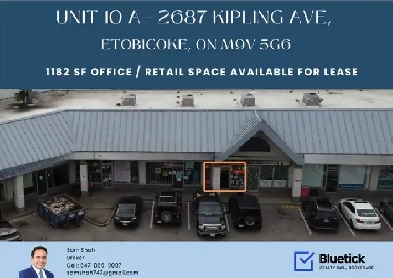 PRIME COMMERCIAL SPACE AVAILABLE FOR LEASE IN ETOBICOKE, ON. Image# 2