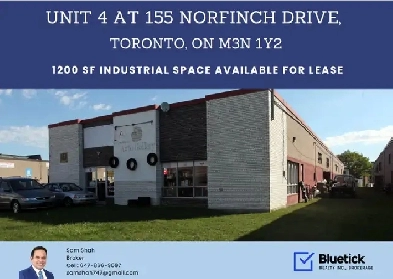 PRIME COMMERCIAL SPACE AVAILABLE FOR LEASE IN NORTH YORK, ON. Image# 2