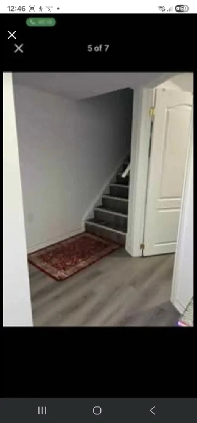 One bedroom basement for rent Image# 1