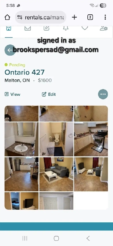 Basement Apartment For Rent Image# 1