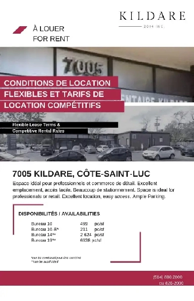 FOR RENT 7005 Kildare et 5761 Caldwell Image# 2
