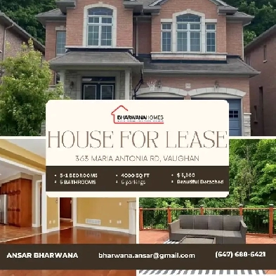 Detached 5 bedroom beautiful house for rent in Vellore Village Image# 1