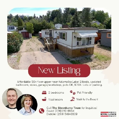 #160 - 15401 Kalamalka Rd, Coldstream - Fixer Upper Mobile Home Image# 6