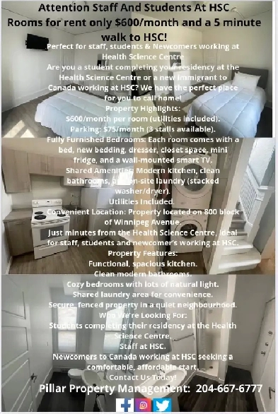 Private Rooms For Rent By HSC Image# 1