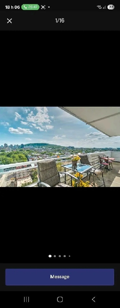 appetment 3 1/2 a louer Image# 1