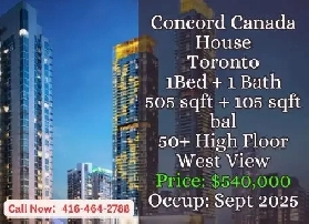 Concord Canada House | 1 Bed 1 Bath | $540,000 Image# 1