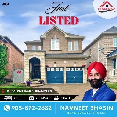 Stunning Detached Home in the heart of Bram East! Image# 1