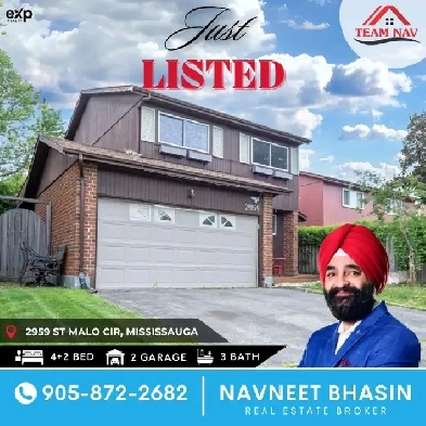 SPACIOUS 4 2 BED DETACHED IN MEADOWVALE! Image# 1