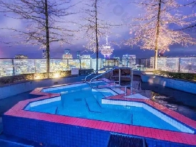 Downtown Furnished Condo - Master Bed & Executive Office (2BR) Image# 3