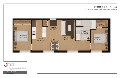 4 1/2 a louer/for rent Image# 2