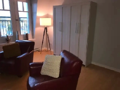 31/2 avec garage, ascenseur, a/c meublé pour RI, 1550$/mois Image# 6