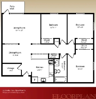 Spacious 3-Bed Apt! Heat, Hot Water, Balcony & Parking Included! Image# 10