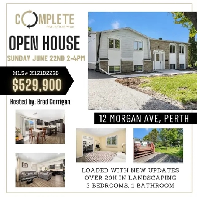 OPEN HOUSE SUNDAY JUNE 22nd 2-4pm! 3 Bed, 1 Bath in Perth Image# 8