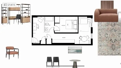 Furnished! Crown capital condo, one bedroom Image# 4