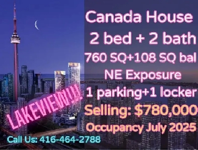 Canada House Lakeview 2b2b NE view ONLY $780k! Image# 1