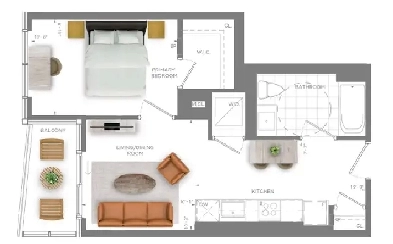 1 BED CONDO FOR SALE IN KITCHENER Image# 2
