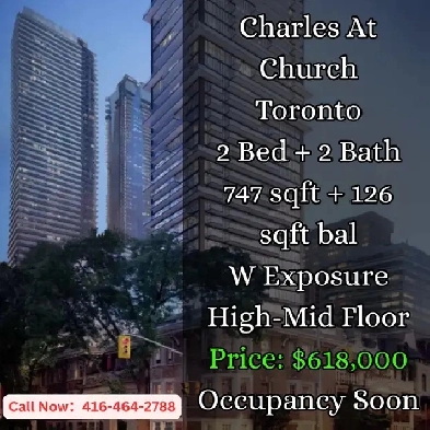 Charles at Church | 2 Bed 2 Bath | West View | $618,000 ! Image# 1