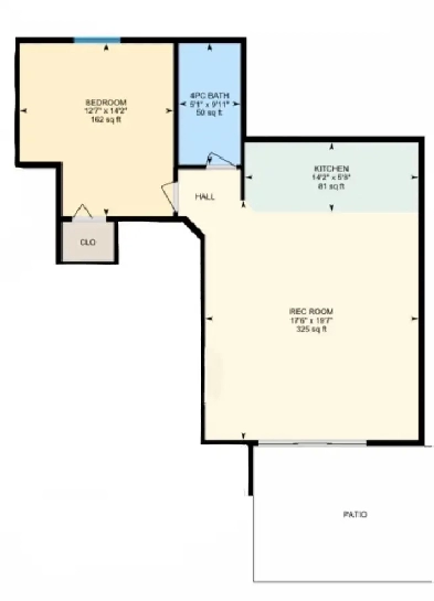 1bedroom 1bathroom ground floor suite in Penticton Image# 2