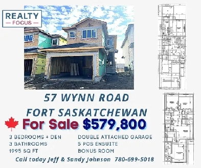 57 Wynn Road, Fort Saskatchewan New Built Homes Realty Focus Image# 2