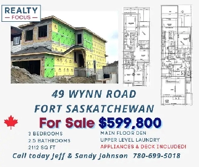 49 Wynn Road, Fort Saskatchewan New Built Home Realty Focus Image# 3