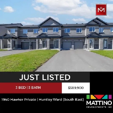 1940 Hawker Private, Ottawa – 3 Bed, 3 Bath Townhome Image# 10