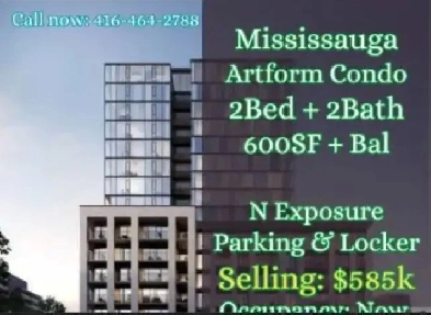 Only 585K!Best location in Mississauga 2b2b with parking Image# 1