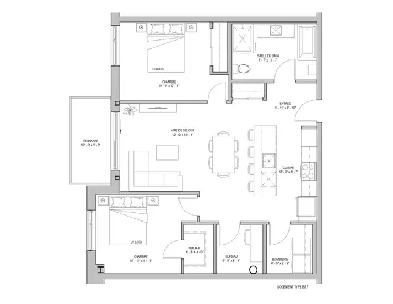 location 4 1/2 bureau immeuble le Clif Image# 5