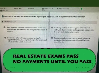 Real Estate Exam Help Image# 1