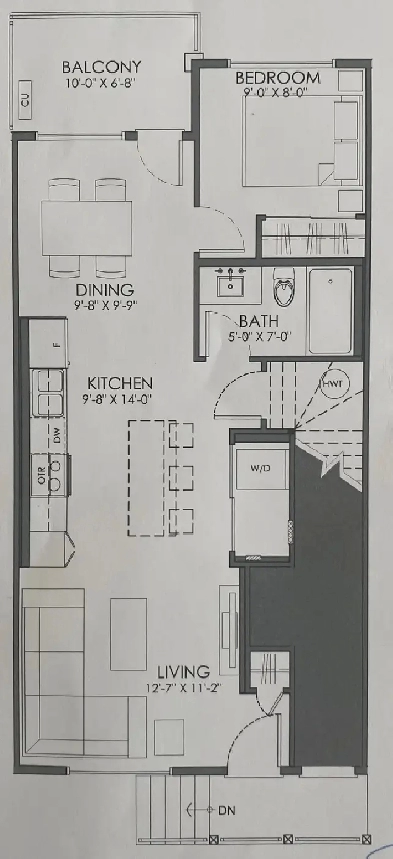 Bridgwater Open Concept Townhouse Style Condo Image# 1